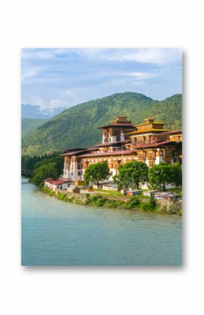 Punakha Dzong Monastery, one of the largest monestary in Asia, Punakha, Bhutan