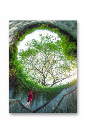 Woman at Fort Canning Park, Singapore