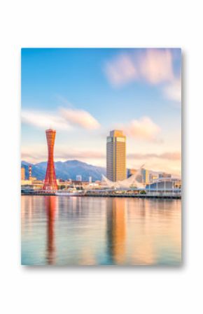 Skyline and Port of Kobe in Japan