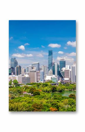 Bangkok city skyline from top view in Thailand