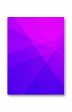 Blue violet purple fuchsia magenta pink abstract background. Geometric shape pattern. Color gradient. Line triangle corner mosaic. Bright neon vibrant light glow. Grain noise mesh. Design. Template.