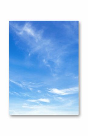 sky is blue and clear with  clouds