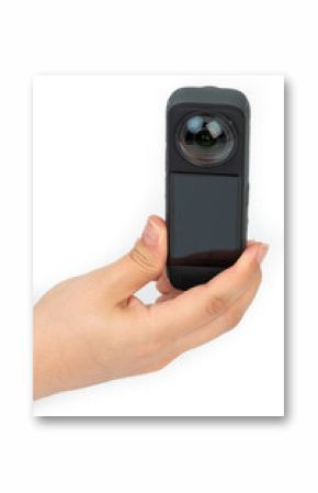 360 vr camera in hand