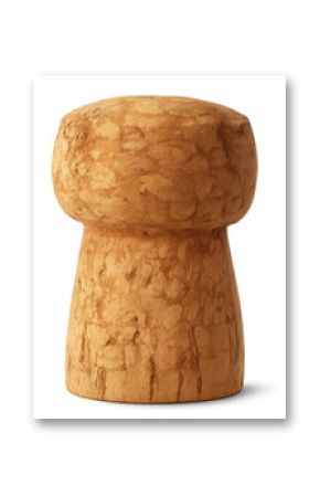 Vintage champagne cork resting on clear surface, symbolizing festive moments, elegant entertaining, and memorable celebrations