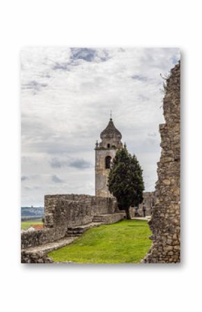 The castle of the village of Montemor-o-Velho in Portugal is the main fortress of the Baixo Mondego in medieval times