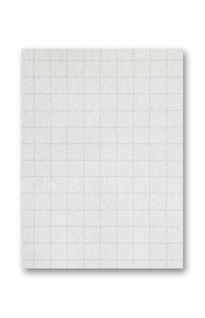 White paper with grid lines