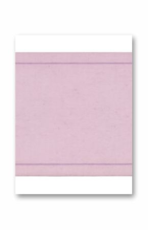 Pink blank ticket floating against transparent backdrop, providing clear area for graphic design and promotional messaging