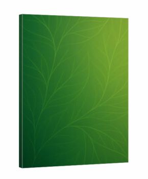 Elegant Green Gradient Leaf Vein Pattern Background