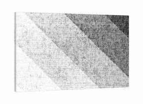 Diagonal bands with varying halftone dot densities, creating a smooth tonal gradient across a transparent background.