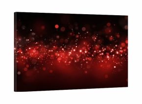 Abstract gradient red background with glowing bokeh lights and soft silhouette dreamy blur modern minimal backdrop for posters invitations web banners social media graphics and elegant design