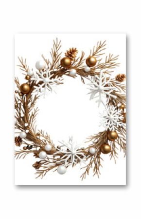 PNG Wreath wreath snowflake christmas.