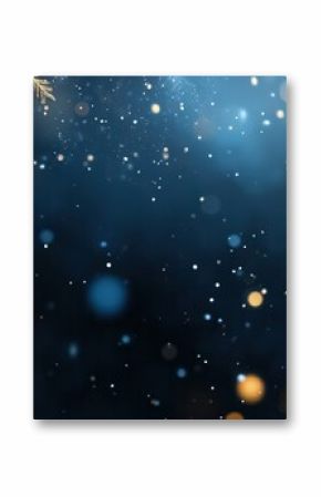 Christmas banner featuring glittering snowflakes and glowing lights. Festive web and print designs, holiday branding, and social media content