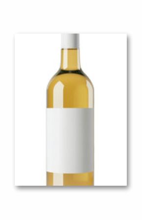 PNG Elegant white wine bottle design