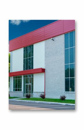 Unoccupied generic building entrance, business or professional office space.