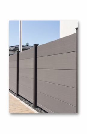 Sichtschutzwand im Garten