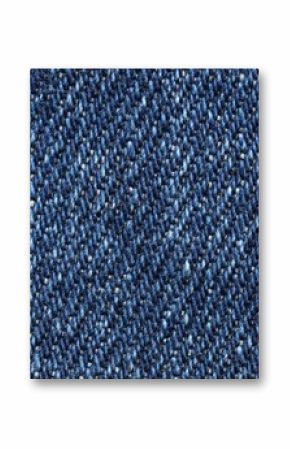 Texture of blue denim fabric as background, closeup, top view