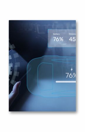 Electric Vehicle Battery Monitoring Dashboard.