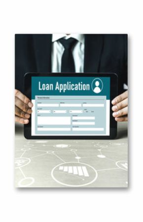 Online loan application form for modish digital information collection on the internet network