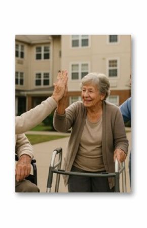 Elderly joy care interaction