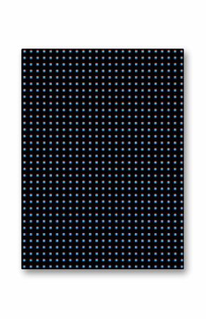 LEDs on a black background. Macro photography of a bright LED screen
