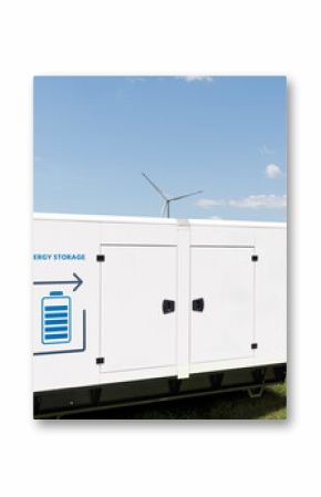Solar power station with energy storage.
