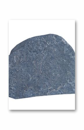 A flat, irregular-shaped slate stone with a rough surface texture