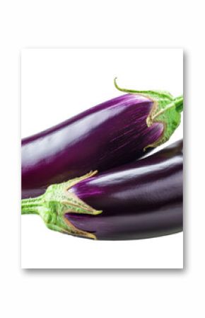 purple vegetable eggplants isolated on white or transparent png