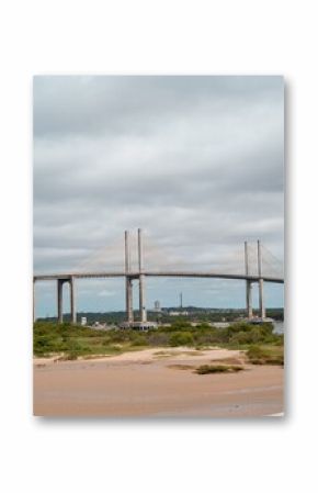 Scenic view of the Newton Navarro Bridge spanning the Potengi River in Natal, Brazil