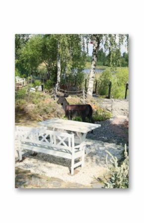 Enjoy a peaceful lakeside garden retreat with stunning, picturesque views all around