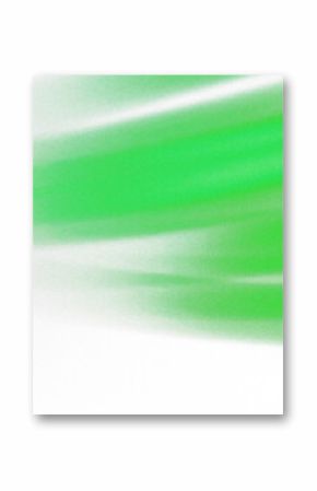 Grainy multicolor gradient shape cutout on transparent background, green vibrant color noisy gradient overlay effect realistic cutout, grunge texture effect