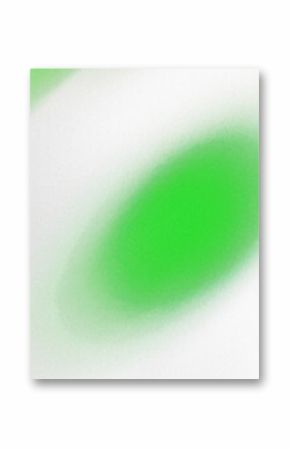 Grainy multicolor gradient shape cutout on transparent background, green vibrant color noisy gradient overlay effect realistic cutout, grunge texture effect