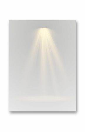 png abstract spotlight with glowing bright stage light beam projection shiny decoration theatre scene studio transparent space concert empty spot disco festive glittering event design