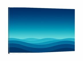 Minimalist Ocean Horizon Gradient Wallpaper