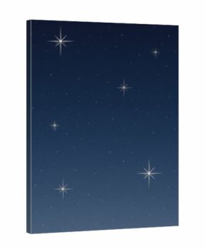 Midnight Blue Cosmic Minimalist Wallpaper with Starburst Patterns