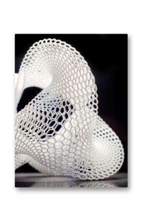 abstract multidimensional 3d shape, 3d printing