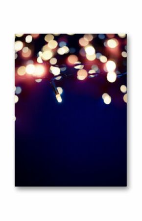 colorful christmas lights holiday background