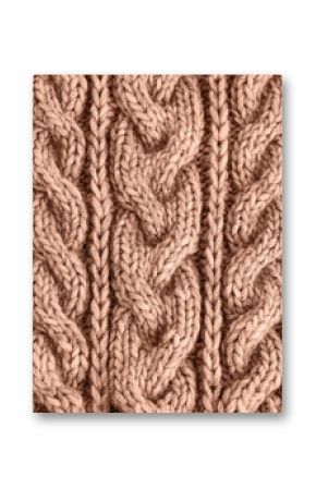 Brown mocha mousse color knitted texture. Handmade Knitwear. Background