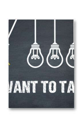 I want to talk  
