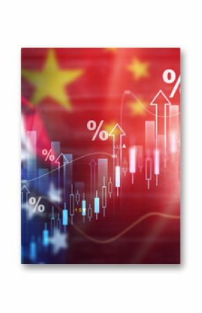 United States tariffs government import tariff China,to increase the American economy.Industrial Tariffs growth.Import Tariffs increase.Trade war policy United States with China. Dollar vs Yuan war.