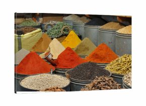 Spices shop in the medina of Fes, Morocco