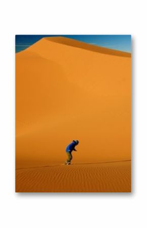 Highest sand dunes in Sahara desert, Morocco