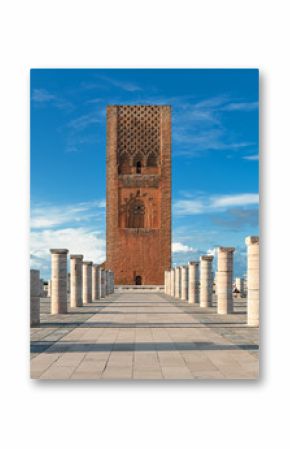 Tour Hassan tower square in Rabat Morocco