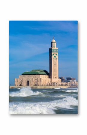 The Hassan II Mosque in Casablanca. Morocco