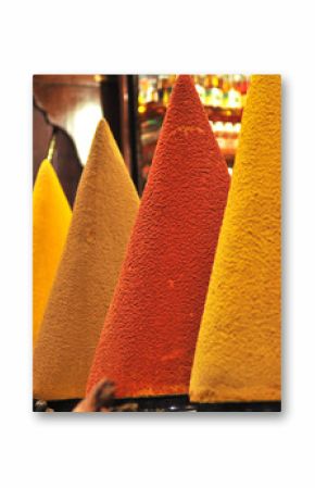 Spices at the market Marrakesh, Morocco