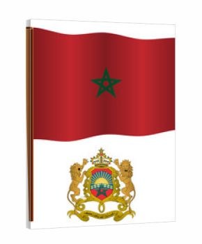 morocco wavy flag