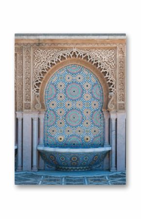 Moroccan tiled fountains