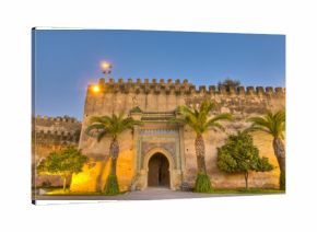 Imperial City door at Meknes, Morocco