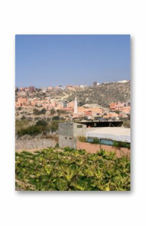 Aourir ou banana village, petit village au nord d'Agadir au Maroc
