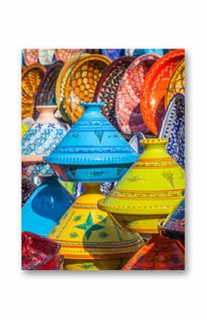 Tajines in the market, Marrakesh,Morocco