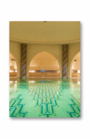 Interior of a traditional moroccan bath - hammam